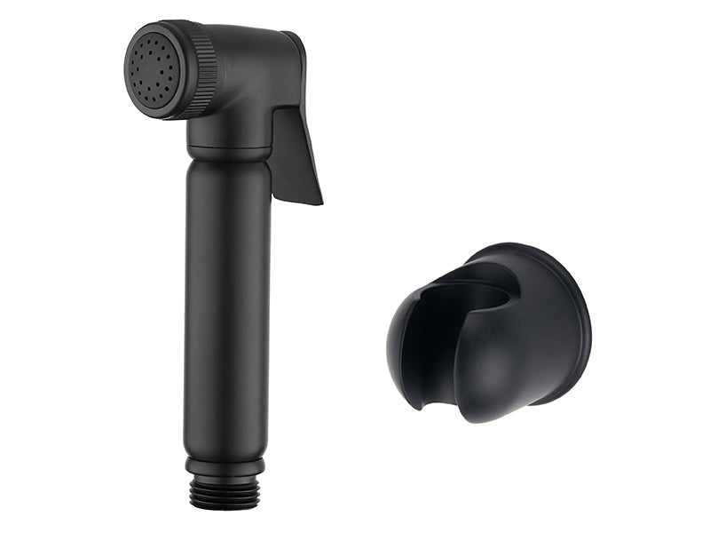CP on Brass Shut Off Spray Head Only - Matt Black