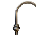 Swivel Deck Mounted Spout - Stainless Steel