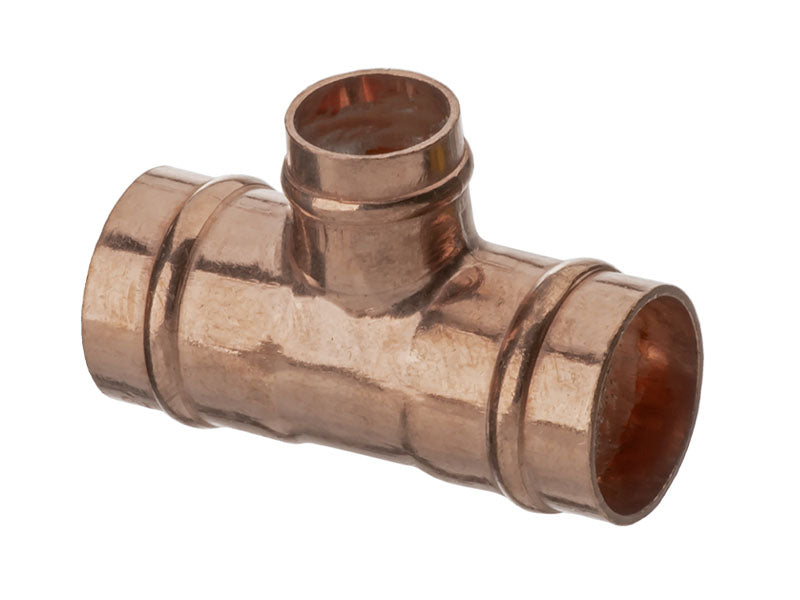 Solder Ring Copper Unequal Tee Reduced Branch