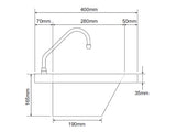 Model B Wash Troughs