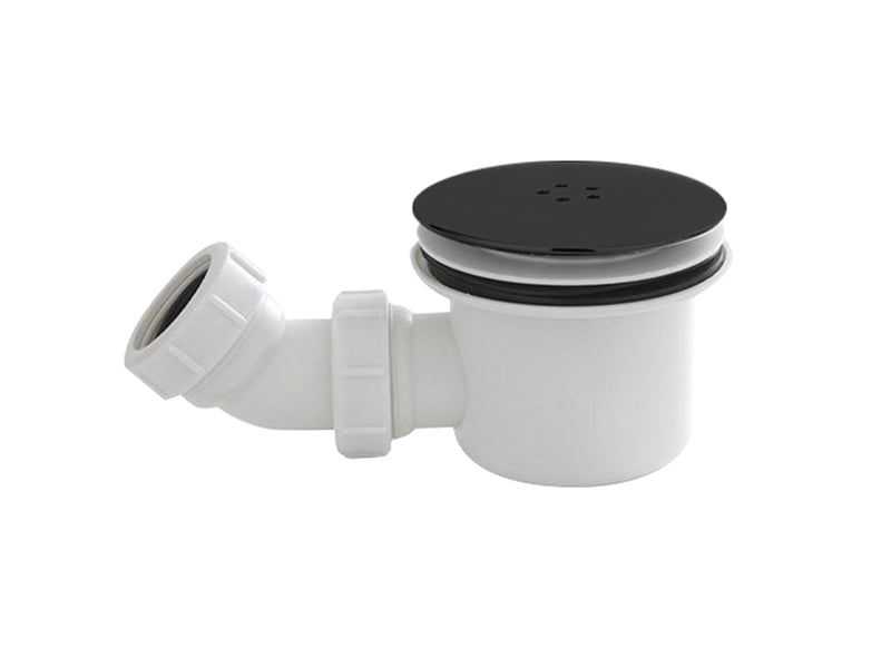 MegaFlo Shower Waste and Trap c/w 113mm - Black Flange