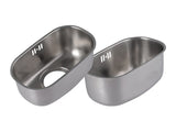 Skyros 165mm x 290mm x 120mm S/Steel Inset Bowl