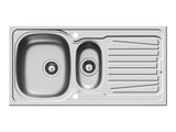 Sparta 1000mm x 500mm 1 1/2B 1D S/Steel Inset Sink