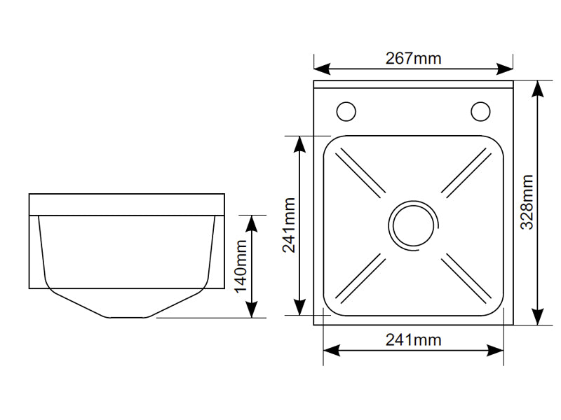 The Suir 380mm Floor & Free Standing Wash Hand Basin