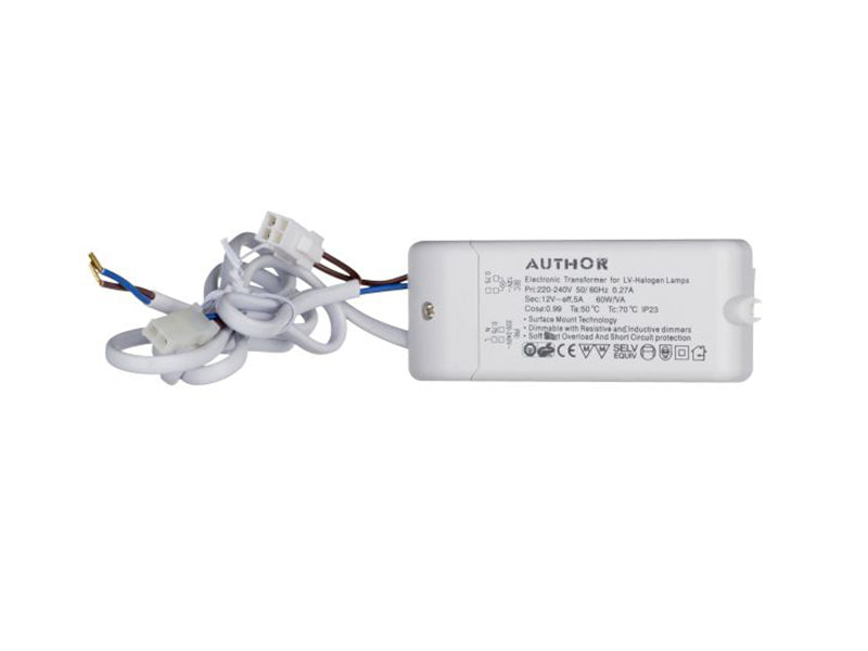 Electronic Transformer 10-105W Load 230Vac, 50/60Hz