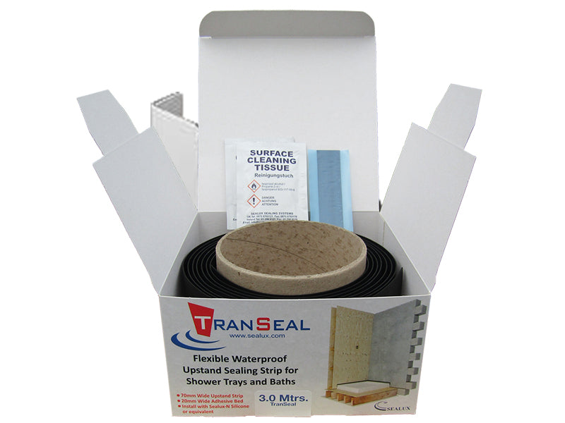 TRANSEAL Flexible Waterproof Upstand Sealing Strip Kit