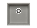 Tetragon Undermount Sink 460 x 500cm 1B - Industrial Grey Finish