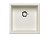 Tetragon Undermount Sink 460 x 500cm 1B - Snow Finish