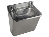 The Tolka Heavy Duty Wall Mounted Basin with Splash Back and Enclosing Apron