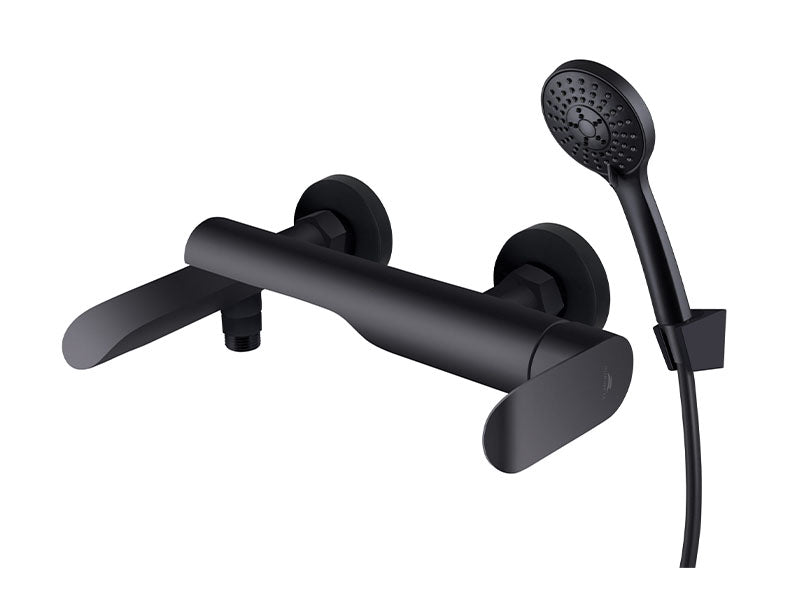 Rubineta ULTRA 10/K Bath/Shower Mixer - Black Finish