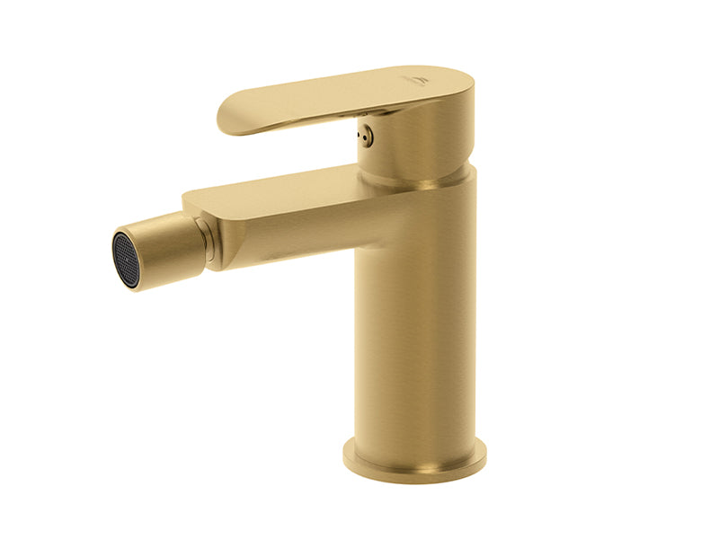 Rubineta ULTRA 16 Bidet Mixer - Brushed Brass Finish