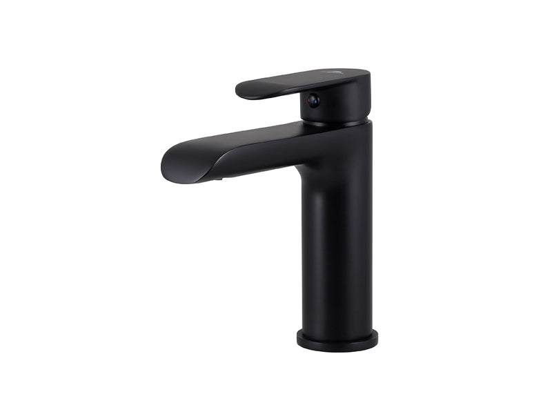 Rubineta ULTRA 18 Monobloc Basin Mixer - Black Finish