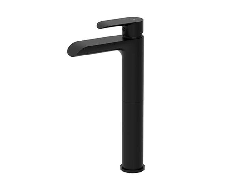 Rubineta ULTRA 18 Tall Monobloc Basin Mixer - Black Finish