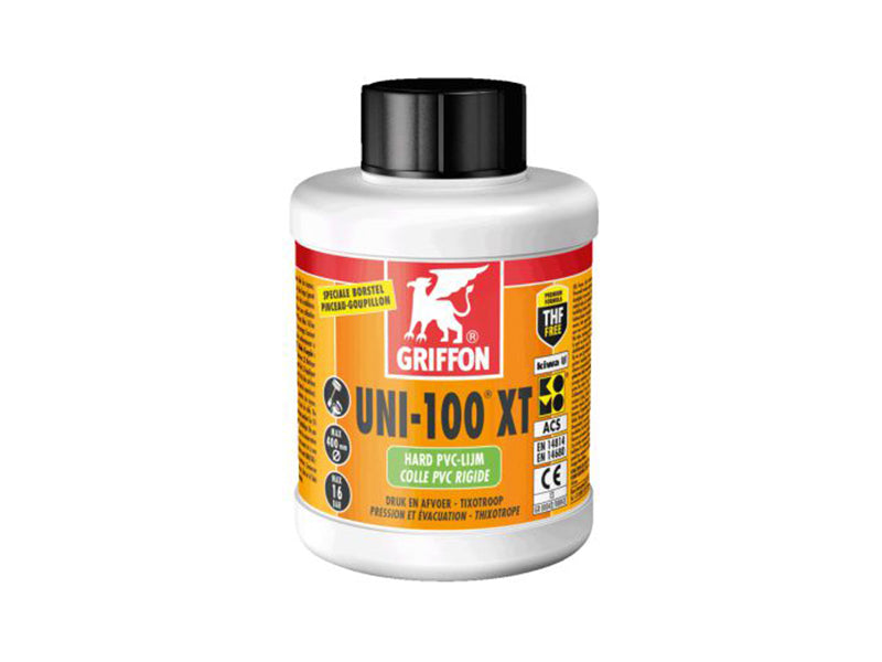 Griffon UNI-100XT Bottle with Pipe Brush PVC Cement