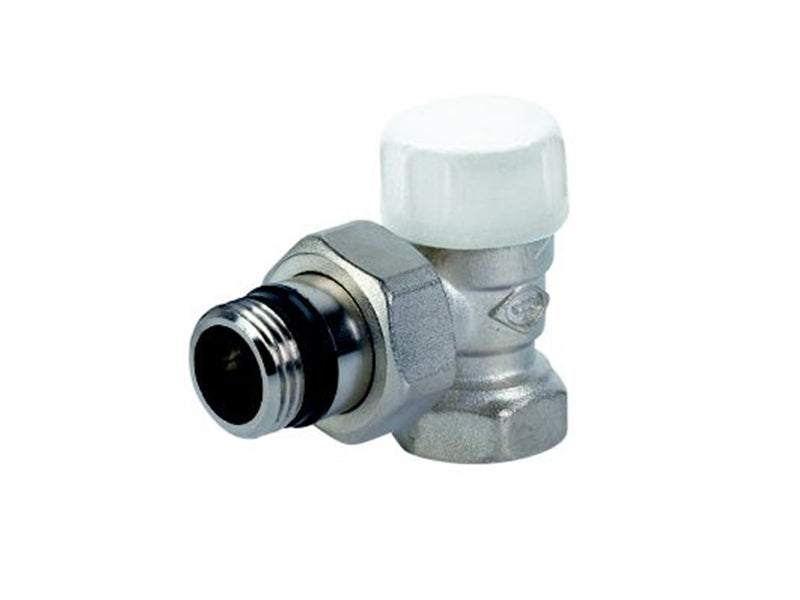 Carlo Poletti Comercial F.I. Lockshield Angled Radiator Valves