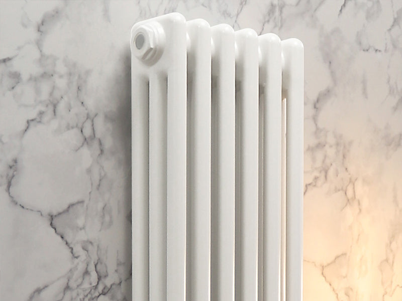 Vico Vertical 3 Column White Radiator - 1800mm Tall