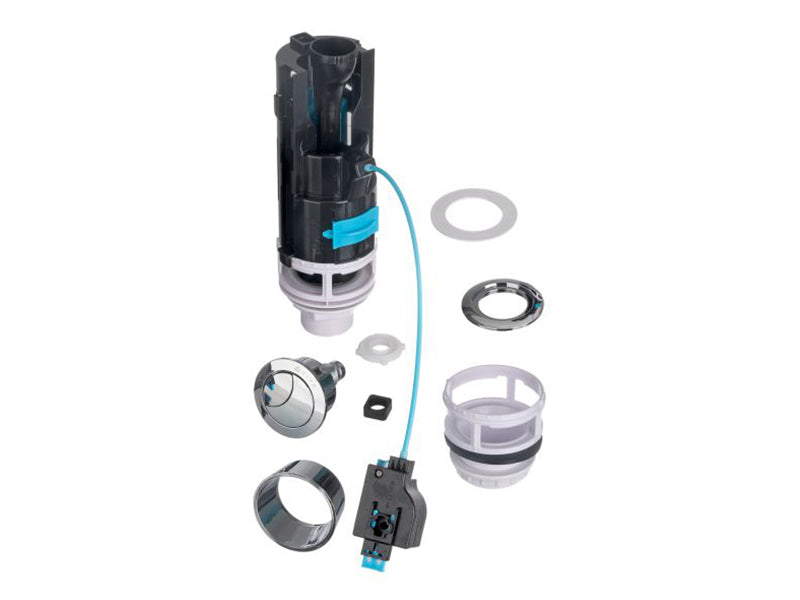 Viva Skylo Dual Flush Valve c/w Button & Lever Mechanisms