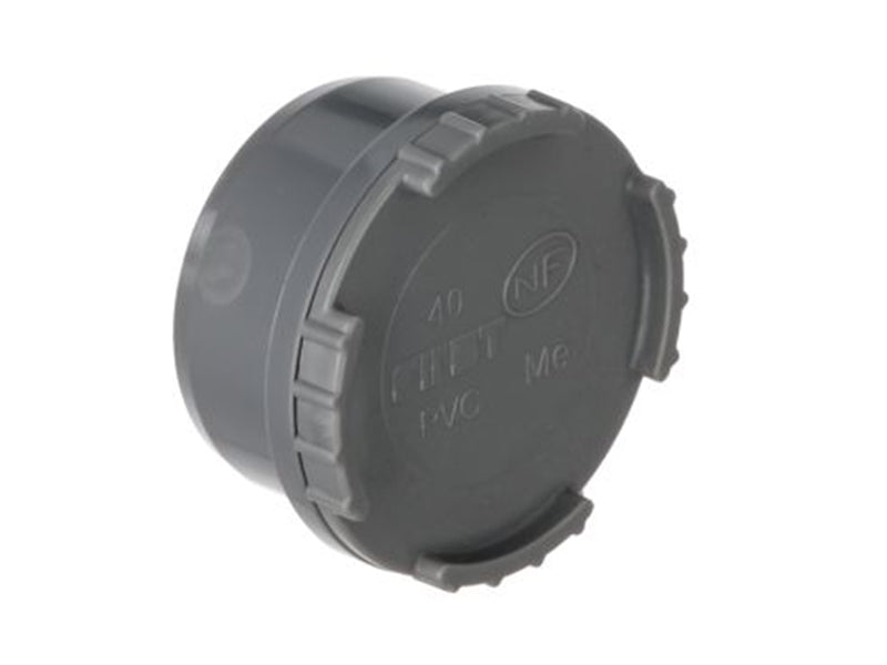 Wavin Waste Pipe Solvent Weld Access Plug - Grey