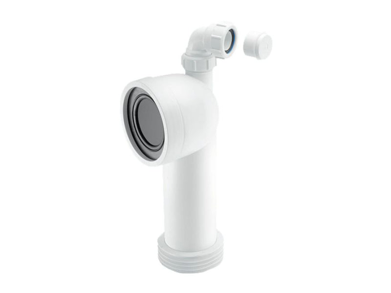 McAlpine 90 Deg. Pan Connector c/w 1 1/4" Inlet