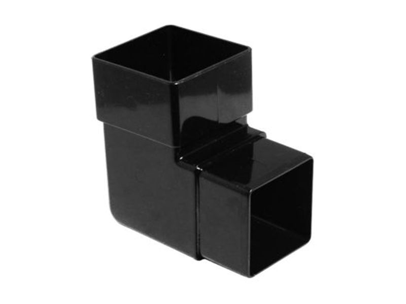 Rainwater Downpipe 92 Deg. Offset Bend - Black