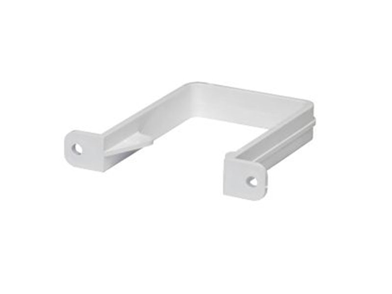 Rainwater Downpipe Clip - White