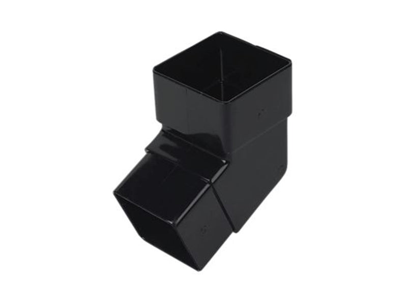 Rainwater Downpipe 112 Deg. Offset Bend - Black