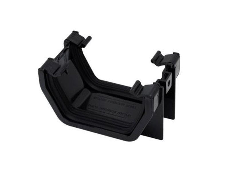 Rainwater Gutter Union - Black