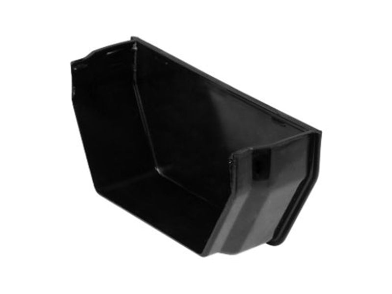 Rainwater Internal Square Gutter Stop End - Black