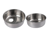 Zakynthos 385mm x 150mm S/Steel Inset Sink Bowl