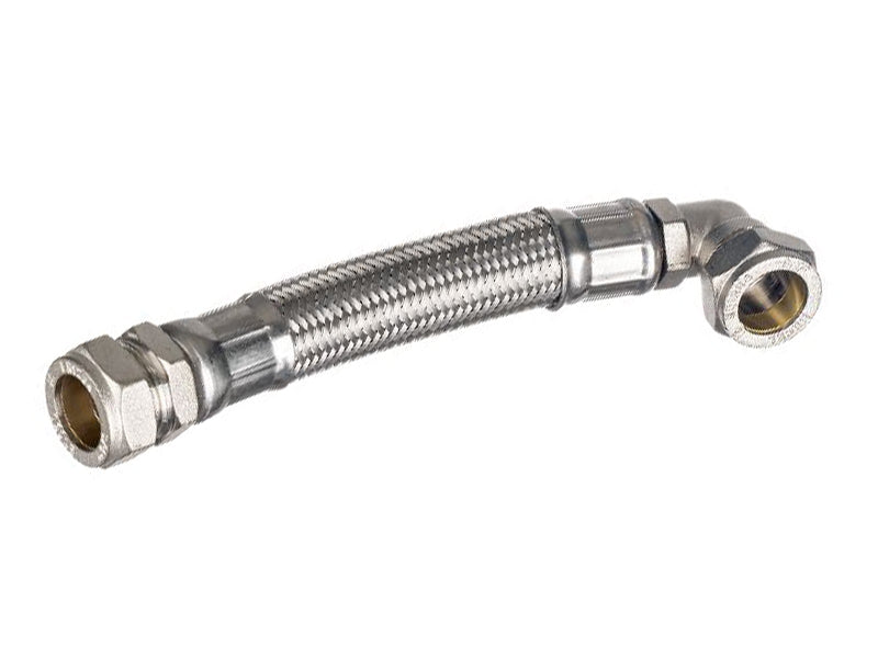 Standard Range Flexible Plumbing Connectors Type FC2 Straight Compression to Elbow Compression