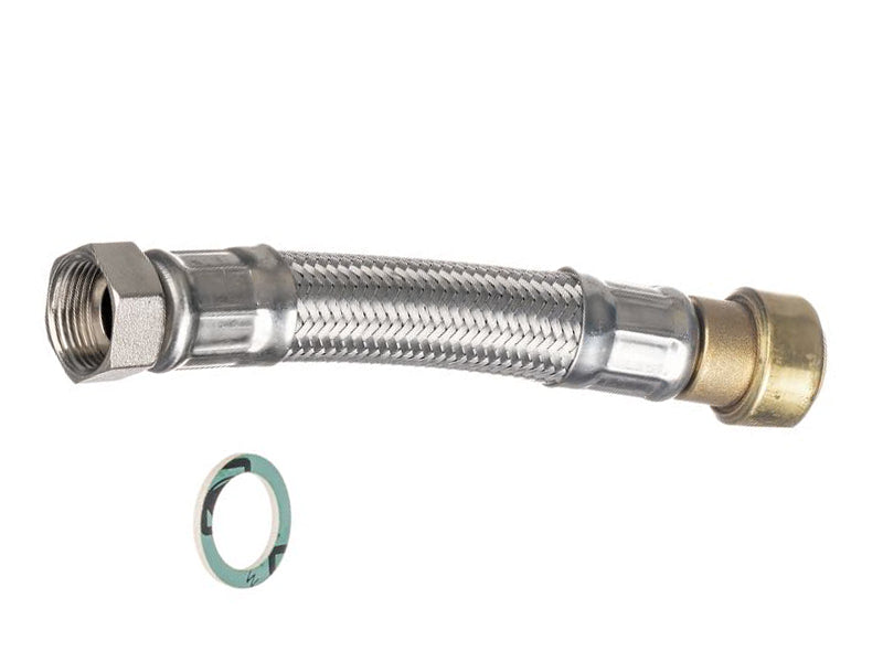 Standard Range Flexible Plumbing Connectors Type FC25 Straight Pushfit to Straight Swivel BSP