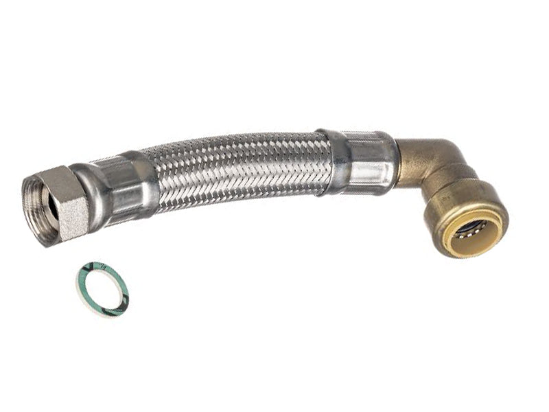 Standard Range Flexible Plumbing Connectors Type FC34 Elbow Pushfit to Straight Swivel BSP