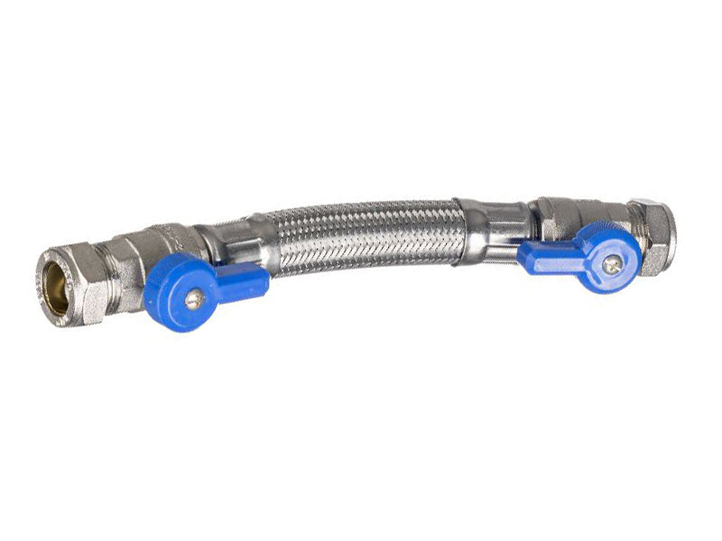 Standard Range Flexible Plumbing Connectors Type FC41 Straight Valved Compression to Straight Valved Compression