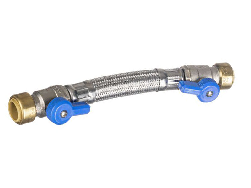 Standard Range Flexible Plumbing Connectors Type FC51 Straight Valved Pushfit to Straight Valved Pushfit