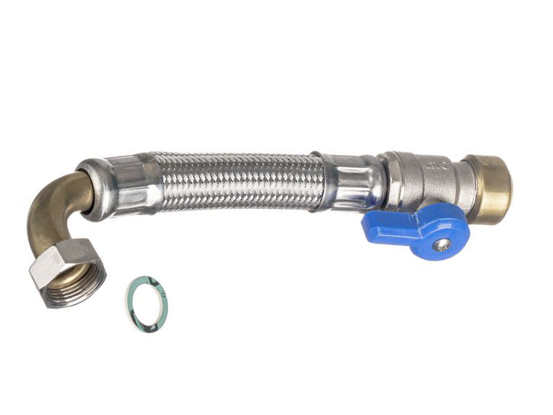Standard Range Flexible Plumbing Connectors Type FC53 Straight Valved Pushfit to Elbow Swivel BSP