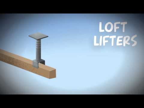 Loft Lifters Strong Reinforced Polypropylene Elevators